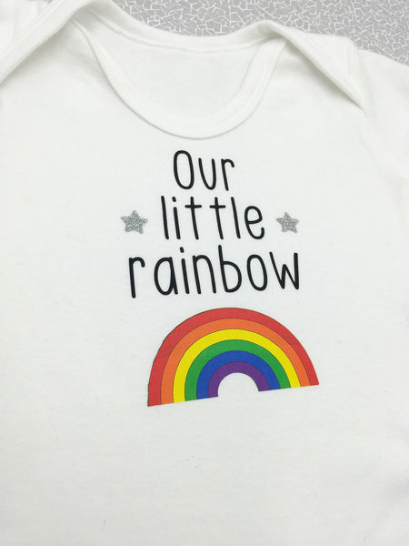 Rainbow baby bodysuit