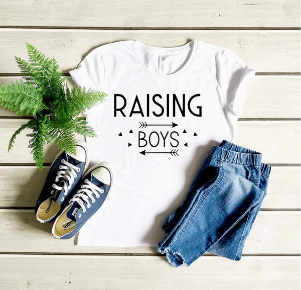 Raising boys t shirt
