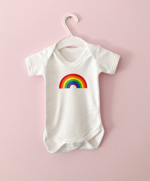Rainbow baby body suit