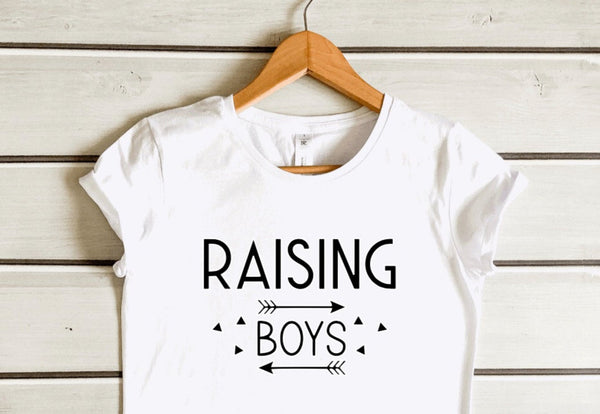 Raising boys t shirt